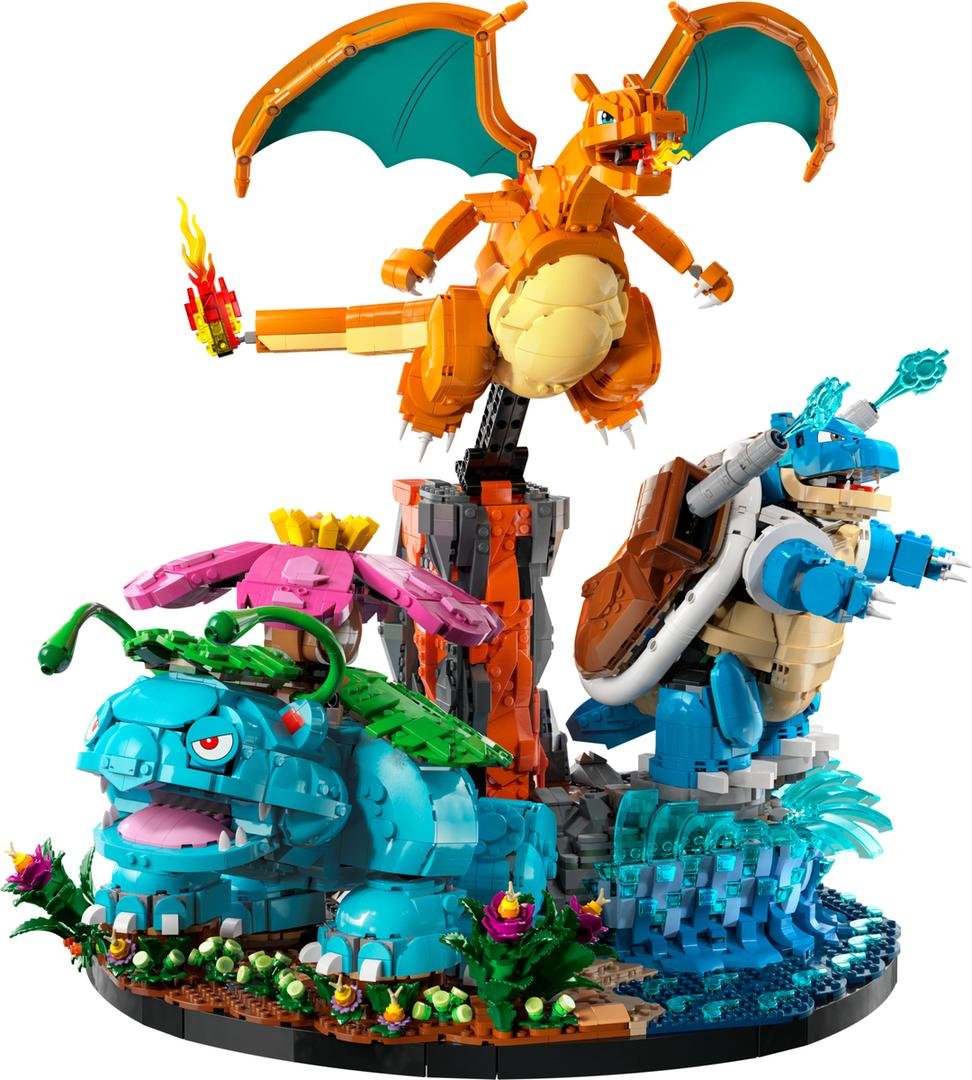 Venusaur, Charizard and Blastoise - Official LEGO Image 1